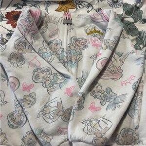 Disney Princess Patterned Hoodie - Pink and Blue